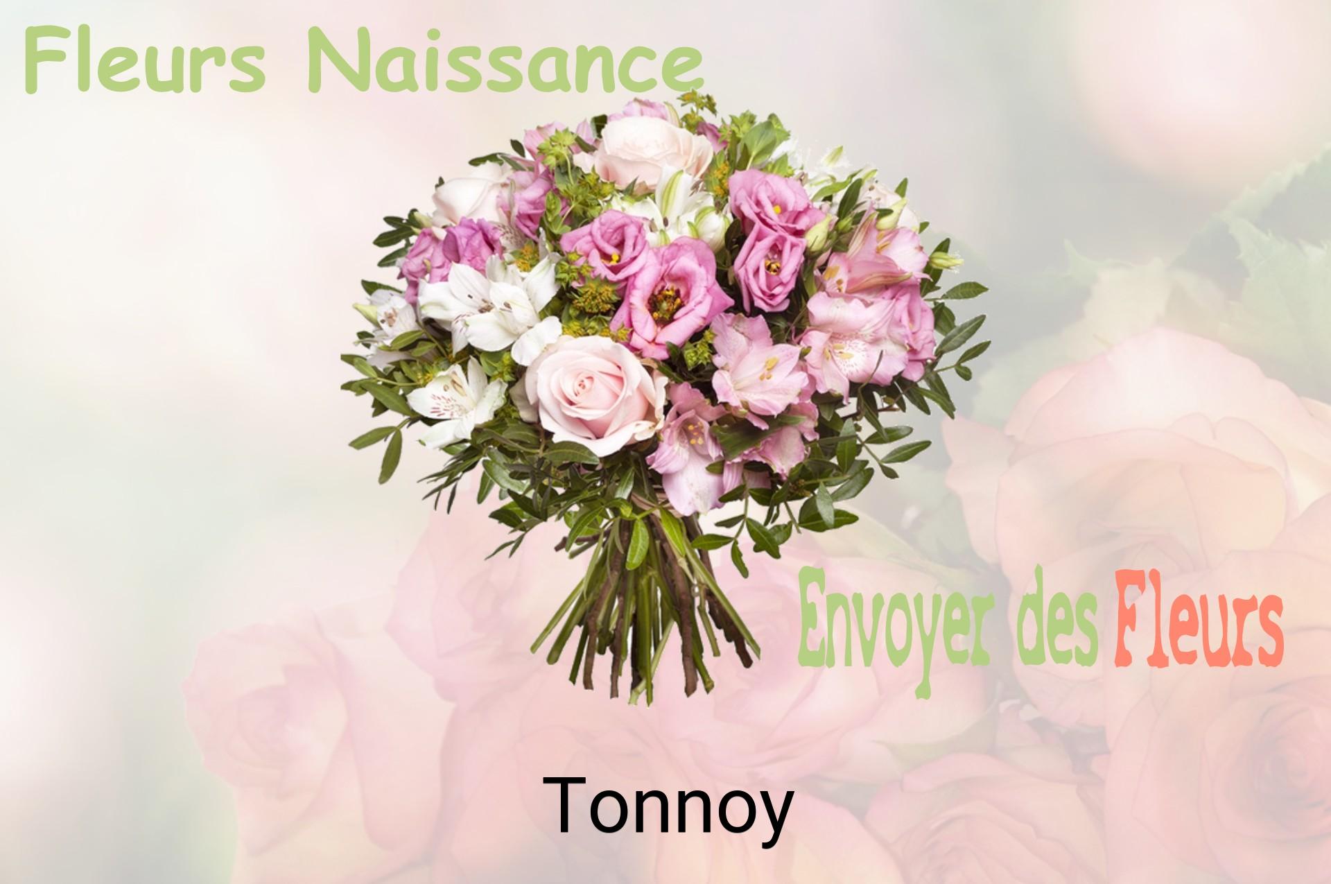 Bouquet de fleurs de naissance livré à Tonnoy