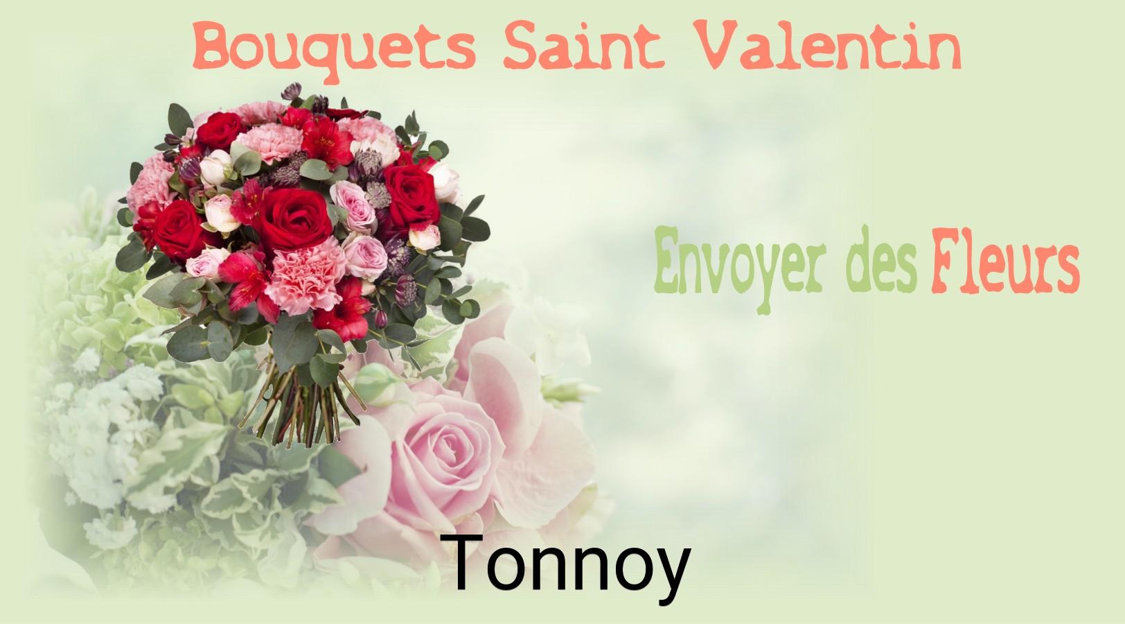 Roses de Saint-Valentin livrées à Tonnoy